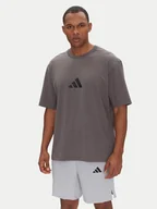 Koszulki męskie - adidas T-Shirt Z.N.E. JC5483 Szary Loose Fit - miniaturka - grafika 1