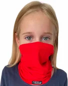 Czapki dla dzieci - NANO szalik wielofunkcyjny - dziecięcy .czerwony - miniaturka - grafika 1