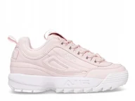 Buty sportowe damskie - Buty Damskie Fila 101030240086 Disruptor wmn Różowe 39 - miniaturka - grafika 1
