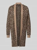 Swetry damskie - Kardigan o kroju regular fit z mieszanki wiskozy model ‘NANCY’ - miniaturka - grafika 1