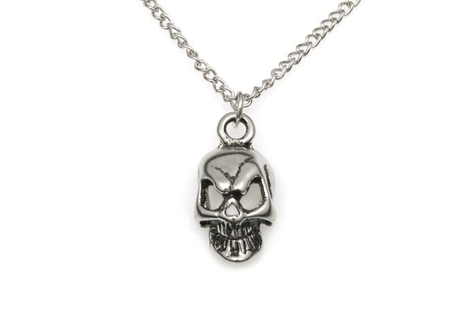 Groźna Czaszka Wisiorek Męski Punk Rock