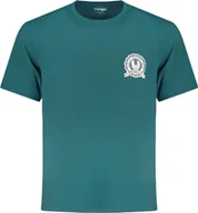 Koszulki męskie - Koszulka męska WRANGLER GREEN SHORT-SLEEVED: Kolor - Zielony, Rozmiar - XL Rozmiar: XL Kolor: Zielony - miniaturka - grafika 1