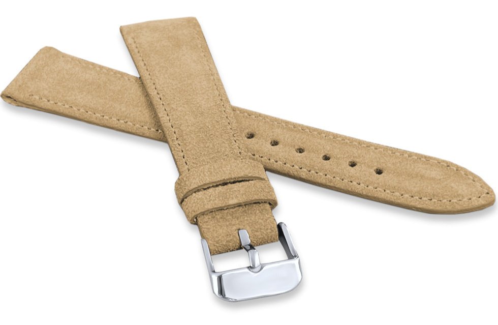 Skórzany pasek do zegarka 18 mm Lavvu SUEDE LSAEF18 skóra licowa