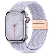 Akcesoria do smartwatchy - Pasek nylonowy do Apple Watch 4 / 5 / 6 / 7 / 8 / 9 / SE (38 / 40 / 41 mm) NylonMag Periwinkle - miniaturka - grafika 1