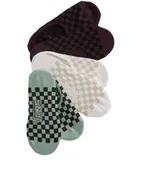 Skarpetki męskie - Stopki Unisex VANS Fuego Canoodle Dried Kelp (3 pary) VN000QBFEMU1 M - miniaturka - grafika 1