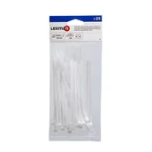 Inne mocowania - LEXMAN Opaska zaciskowa 3.5 x 150 mm 25 szt. biały - miniaturka - grafika 1