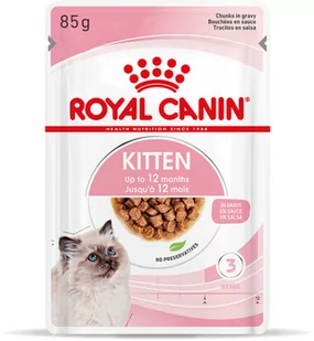 Royal Canin Kitten w sosie - 24 x 85 g - Mokra karma dla kotów - miniaturka - grafika 1