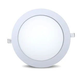 18W panel LED wpuszczany reflektor wpuszczany światło ciepłe białe 3000K 1360 lumenów lampa sufitowa okrągła - Lampy sufitowe - miniaturka - grafika 1