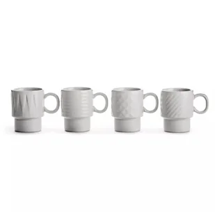Sagaform Filiżanki do espresso białe, 4 sztuki - Kubki - miniaturka - grafika 7