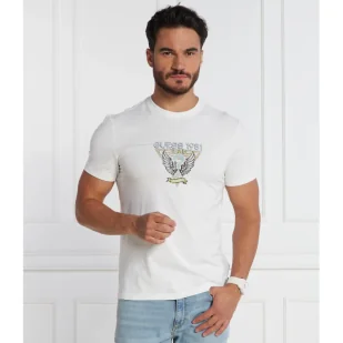 GUESS T-shirt SS CN GUESS WINGS LOGO TEE | Slim Fit - Koszulki męskie - miniaturka - grafika 1