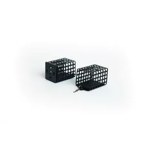 Koszyk kwadratowy zamknięty z denkiem 120 g 2 sztuki - Przynęty - miniaturka - grafika 1