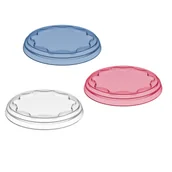 Pojemniki kuchenne - Koziol Pokrywki na jogurty Fresh 3 szt. 3239293 - miniaturka - grafika 1