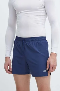 New Balance szorty do biegania kolor granatowy MS41286NNY - Spodenki męskie - miniaturka - grafika 1