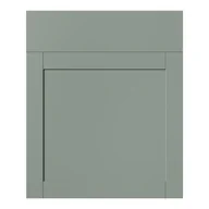 Fronty meblowe - Front kuchenny do szafki z szufladami GoodHome Ashmead 60 cm zielony - miniaturka - grafika 1