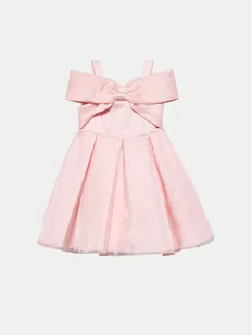 Abel & Lula Sukienka elegancka 5031 Różowy Regular Fit - Sukienki i spódniczki dla dziewczynek - miniaturka - grafika 1