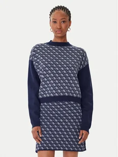 Guess Golf W5BR23 Z3JD2 Granatowy Relaxed Fit - Swetry damskie - miniaturka - grafika 1
