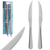 Noże kuchenne - NOŻE DO STEKÓW BURGERÓW PIZZY MIĘS SZTUĆCE STALOWE 2 SZTUKI NÓŻ ORION 831172 - miniaturka - grafika 1