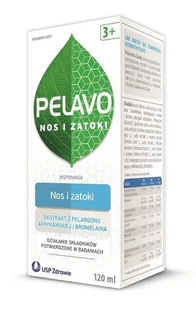 USP ZDROWIE SP. Z O.O Pelavo Nos I Zatoki 120 Ml - Przeziębienie i grypa - miniaturka - grafika 1