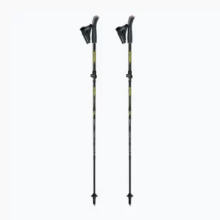 Kije nordic walking GABEL Fusion Wired czarny/limonkowy - Kije trekkingowe - miniaturka - grafika 1