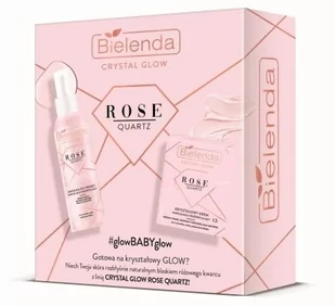 BIELENDA Zestaw Crystal Glow Rose Quartz Krem na dzień/noc, 50ml + Mgiełka do twarzy, 200ml - Zestawy kosmetyków damskich - miniaturka - grafika 1