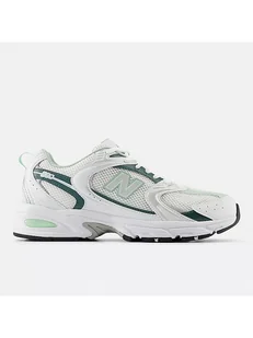New Balance Sneakersy "530" w kolorze biało-zielonym - Trampki damskie - miniaturka - grafika 1