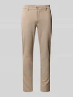Spodnie męskie - Chinosy o kroju slim fit z mieszanki wiskozy model ‘MARK’ - miniaturka - grafika 1