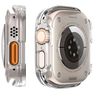 Obudowa ochronna z szkłem Alogy Protector Case 2w1 nakładka etui do Apple Watch Ultra 49mm Przezroczysta - Akcesoria do smartwatchy - miniaturka - grafika 7