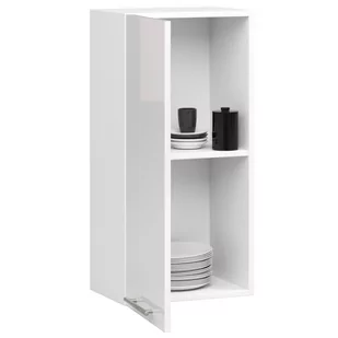 WISZĄCA SZAFKA KUCHENNA OLIWIA W 40cm BIAŁA-BIAŁY POŁYSK H720 - Meble kuchenne - miniaturka - grafika 2