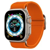 Bransolety męskie - Pasek Spigen Fit Lite Ultra do Apple Watch 4 / 5 / 6 / 7 / 8 / se / ultra (42 / 44 / 45 / 49 mm)  Orange - miniaturka - grafika 1