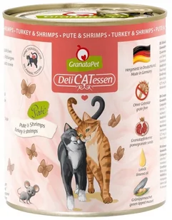 GranataPet DeliCatessen indyk i krewetki karma mokra dla kota 800g - Mokra karma dla kotów - miniaturka - grafika 1