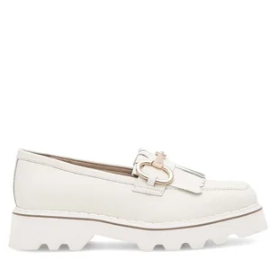 Loafersy Badura NECTOR-06W1-016 Biały - Półbuty damskie - miniaturka - grafika 1