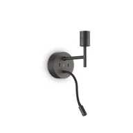 Lampy ścienne - Ideal Lux Podstawa kinkietu SET UP MAP2 czarna 259826 - miniaturka - grafika 1