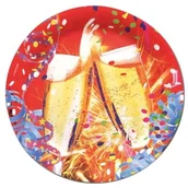 Sylwester - Riethmueller Polska Talerzyki, Happy New Year, 8 sztuk - miniaturka - grafika 1