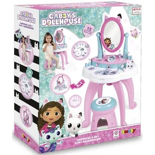 Zabawka toaletka SMOBY Koci domek Gabi 2w1 7600320254 - Zabawy w naśladowanie dorosłych - miniaturka - grafika 1