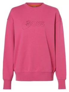 BOSS Orange - Damska bluza nierozpinana  C_Eteia, wyrazisty róż - Bluzy damskie - miniaturka - grafika 1