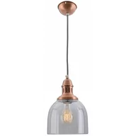 Lampy sufitowe - Nave LAMPA wisząca MUMBAI 6074147 szklana OPRAWA industrialna zwis vintage przezroczysty 6074147 - miniaturka - grafika 1