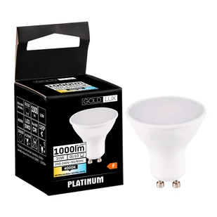 Żarówka LED GU10 10 W 1000 lm Neutralna biel Goldlux - Żarówki LED - miniaturka - grafika 1