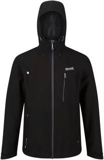 Odzież trekkingowa męska - Regatta Regatta Birchdale Kurtka wodoodporna Mężczyźni, black/magnet L 2021 Kurtki przeciwdeszczowe RMW279   92B70 - grafika 1