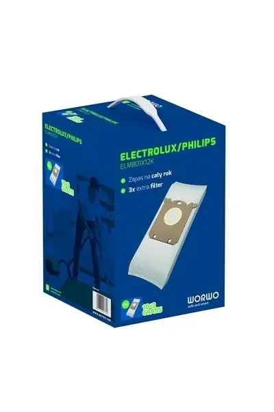 12x Worki S-bag Do Electrolux Philips Aeg Elmb01k