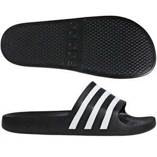 klapki męskie adidas czarne basenowe sportowe lekkie gumowe 48,5 - Klapki i japonki męskie - miniaturka - grafika 1