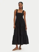 Sukienki - Seafolly Sukienka letnia Faithful 54865-DR Czarny Regular Fit - miniaturka - grafika 1
