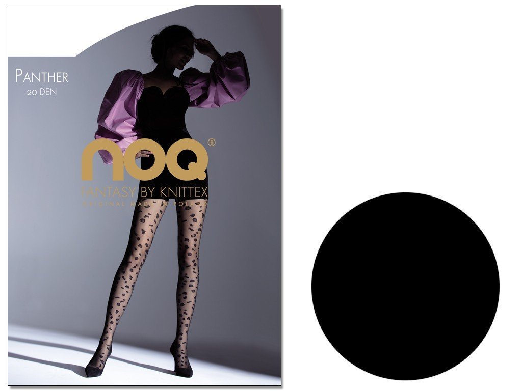 Rajstopy Wzorzyste W Panterke Panther 20 Den Nero 4