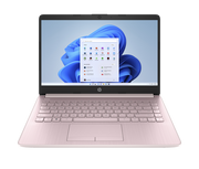 Laptopy - HP 14-cf2112wm / 5T9T7UA / Intel N4120 / 8GB / eMMC 64GB / Intel UHD / HD / Win 11 / Różowy - miniaturka - grafika 1