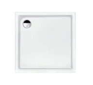 Brodziki prysznicowe - Sanplast Brodzik Bza/PR 90x90x3 biew bialy - miniaturka - grafika 1