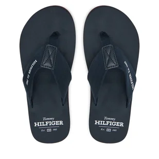 Japonki Tommy Hilfiger Hilfiger 85 Beach Sandal FM0FM05339 Granatowy - Klapki i japonki męskie - miniaturka - grafika 1