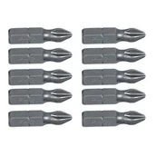 Akcesoria do elektronarzędzi - TOPEX Końcówka wkrętakowa PH2 x 25 mm, 10 sztuk - miniaturka - grafika 1