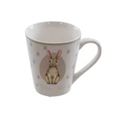 Kubki - Kubek ceramiczny z zającem 360 ml biały - miniaturka - grafika 1