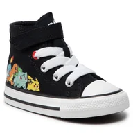 Trampki damskie - Converse Trampki Ctas Hi A01229C Black/Multi/White - miniaturka - grafika 1