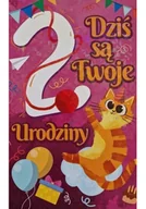 Militaria i wojskowość - Karnet Urodziny 2 dziewczynka - miniaturka - grafika 1