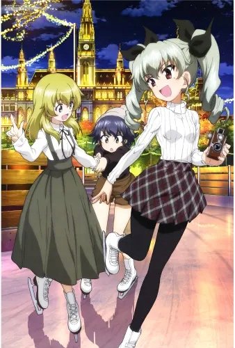 Plakat Anime Girls und Panzer gup_009 A2 (custom)